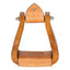 Pool's ys wide wood western stirrups