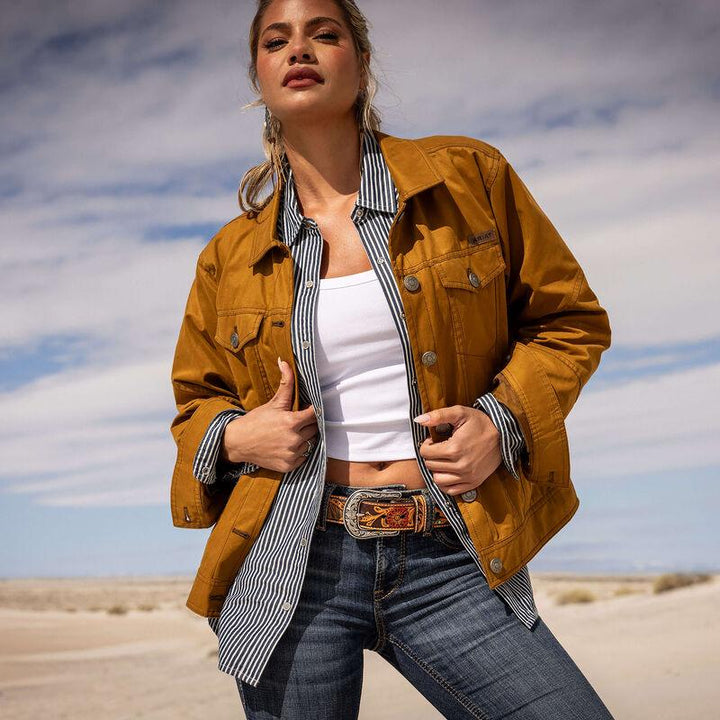 Chemise western à rayures Ariat pour femme