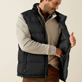 Ariat ultra puff down vest for men