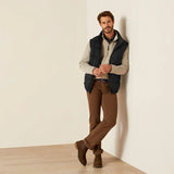 Ariat ultra puff down vest for men