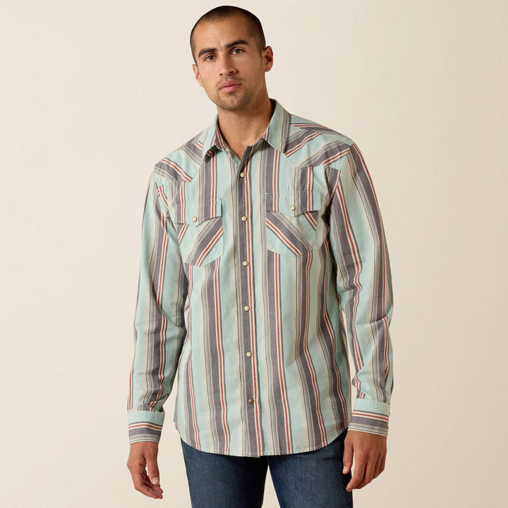 Ariat retro hesperus fitted western snap shirt