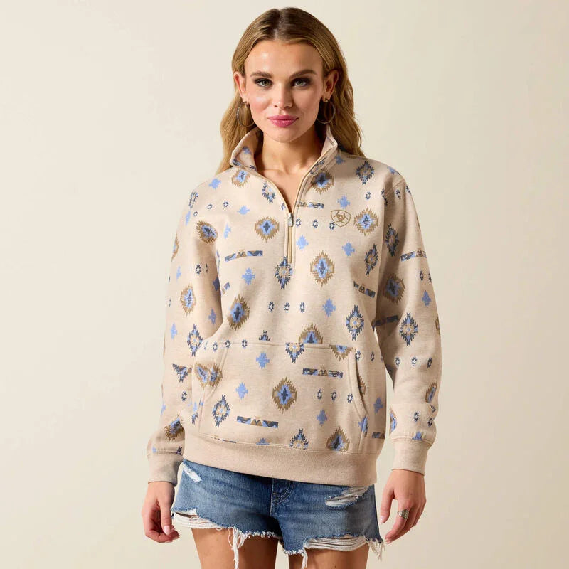 Ariat Sapphire 1/2 Zip Sweatshirt