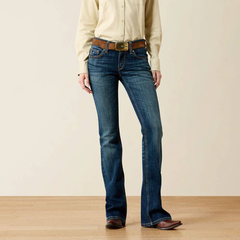 Ariat Mid Rise Fiona Boot Cut Jeans pour dames