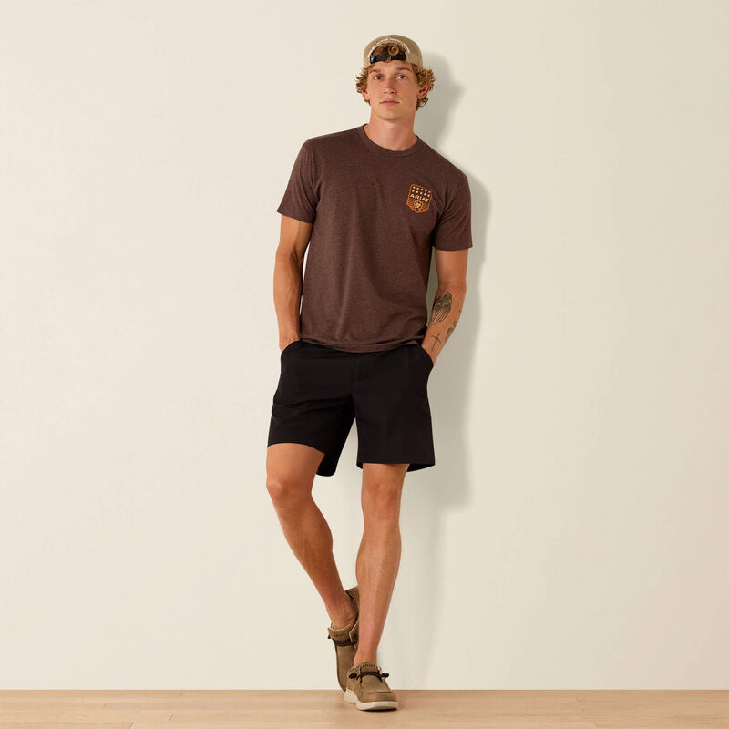 Ariat stripe patriotic badge t-shirt