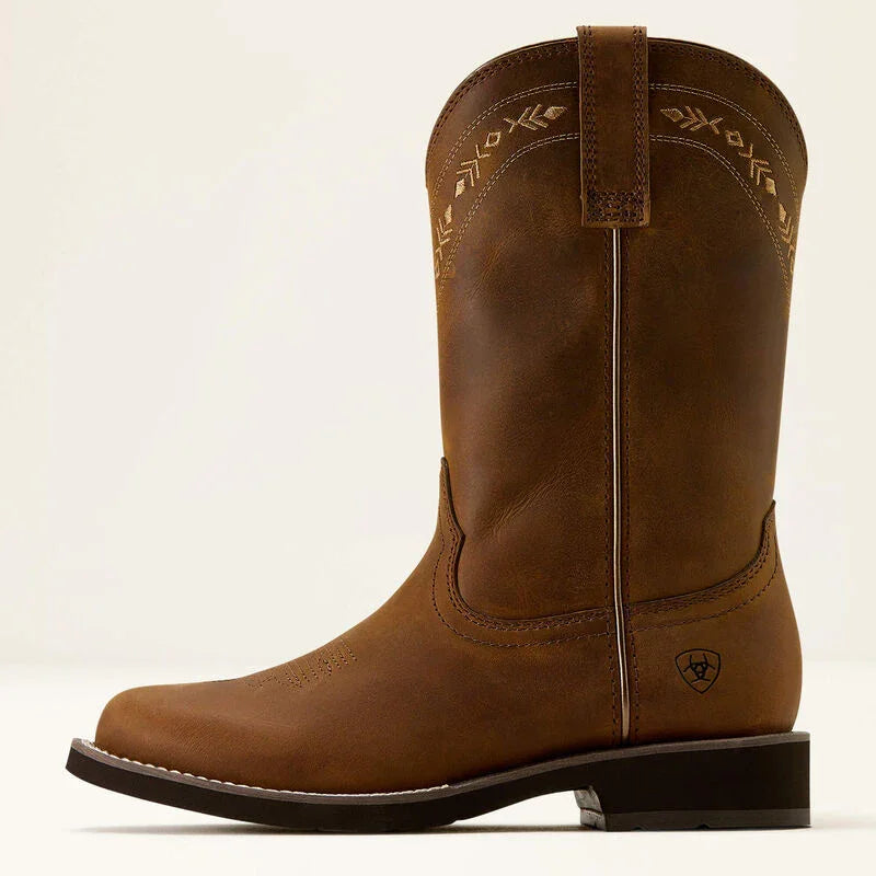 Ariat kearney round toe bottes western pour Dames