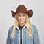 American hat makers Cattleman | Vrouwen vilten cowgirlhoed met westernhoedband