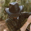 America hat makers Hollywood | Heren leren cowboyhoed