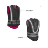 Gilet de protection haute visibilité Komperdell BALLISTIC Junior rose K6694-202