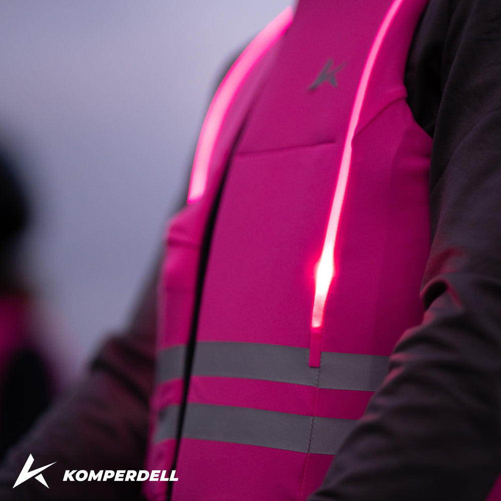 Gilet de protection haute visibilité Komperdell BALLISTIC Junior rose K6694-202
