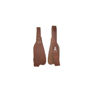 Lakota leather western saddle fenders LK3052