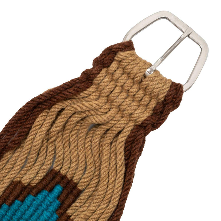 Sangle western Pool's en mohair, motif aztèque