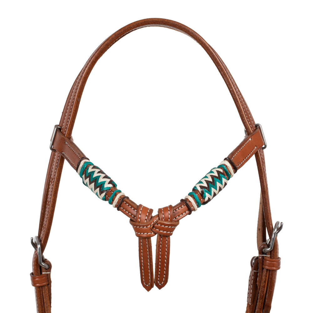Pool's bosal bridle with cotton mecate reins PLH01019