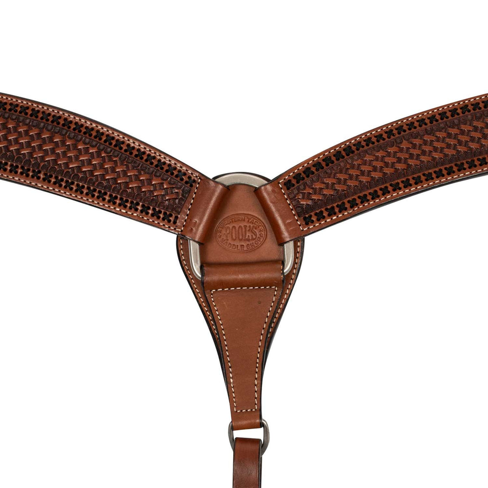 Pool's western breastcollar with decorations PLH02014
