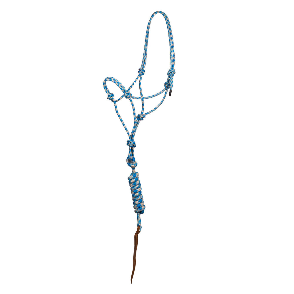 Pool's knotted rope halter with lead PLH03017