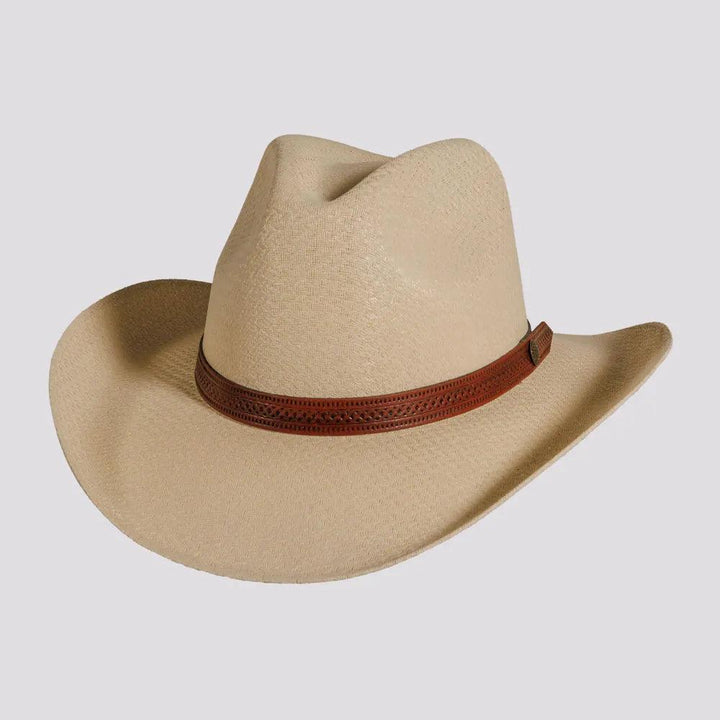 American hat makers Tulsa | Le chapeau de cowboy Australiano pour homme en toile de coton tissé
