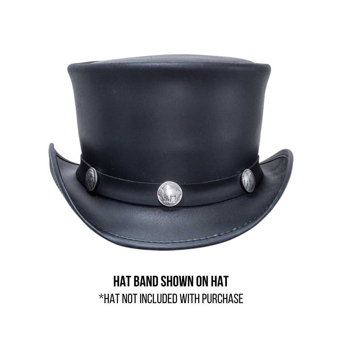 American hat makers concho band buffalo black