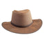 American hat makers Gorge | Leder-Cowboyhut für Herren mit Lederhutband