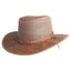 American hat makers Gorge | Leder-Cowboyhut für Herren mit Lederhutband